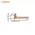 Trim router bit 52x6,5x83,5mm s=12,7mm z6, cmt - Yläjyrsimen terät - 503-822-034-11CMT - 3