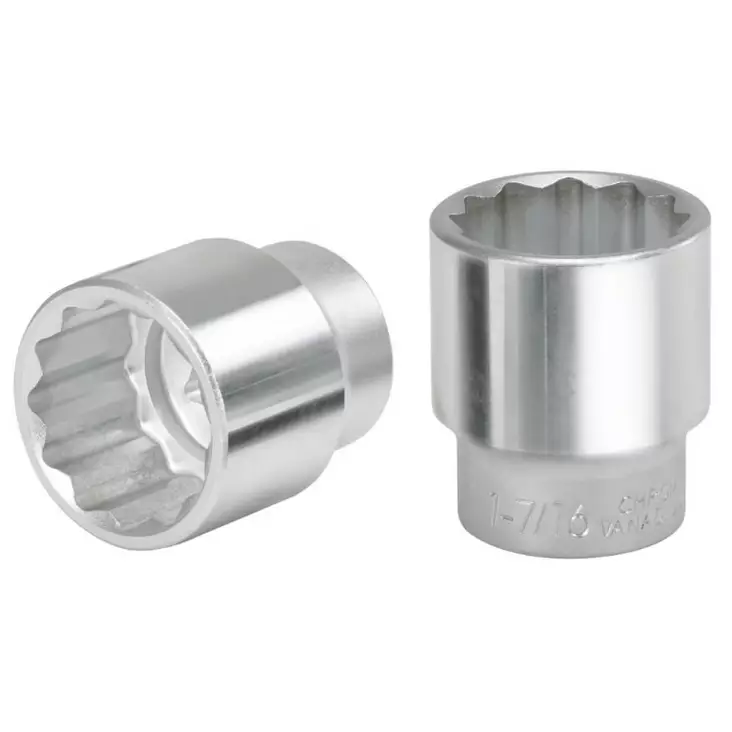 1" 12 point socket, short, 54 mm, ks tools - Hylsyt ja voimahylsyt - 503-911-1052KST - 1