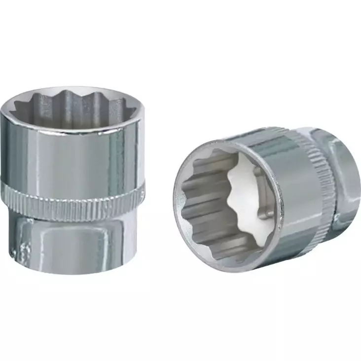 12-kulmainen hylsy 1/2" chromeplus,ripustettuna 10mm, ks tools - Hylsyt ja voimahylsyt - 503-918-1328-EKST - 1