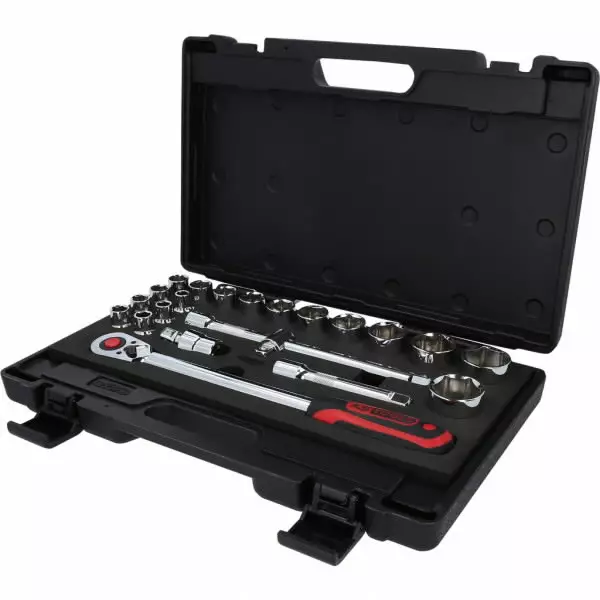 1/2" chromeplus-hylsyavainsarja 22pcs, ks tools - Hylsysarjat - 503-918-0625KST - 1