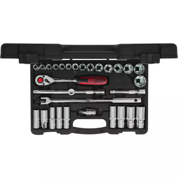 1/2" chromeplus-hylsyavainsarja 30pcs, ks tools - Hylsysarjat - 503-918-0830KST - 1