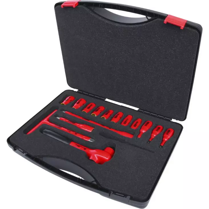 1/2´´ insulated socket wrench set, 15 pcs, ks tools - Työkalusarjat - 503-117-1883KST - 1