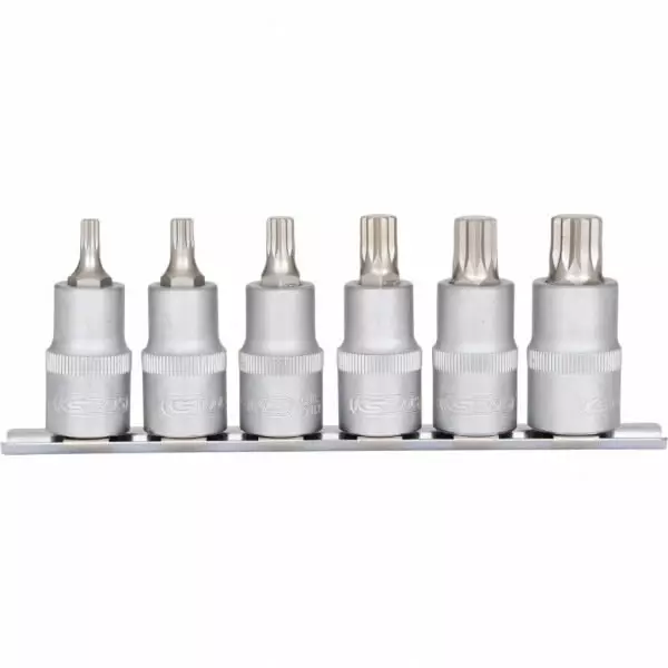 1/2´´ kärkihylsysarja xzn, 6-os, m5-m14, ks tools - Hylsysarjat - 503-911-1349KST - 1