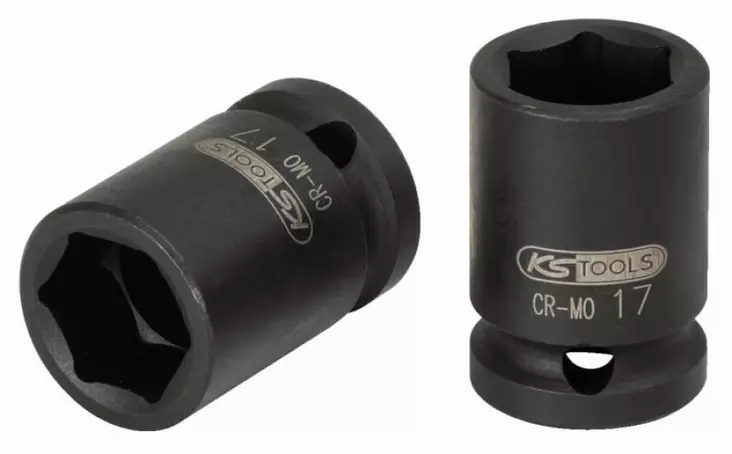 1/2" kuusiokulmavoimahylsy, lyhyt 20mm, ks tools - Hylsyt ja voimahylsyt - 503-515-1020-EKST - 1