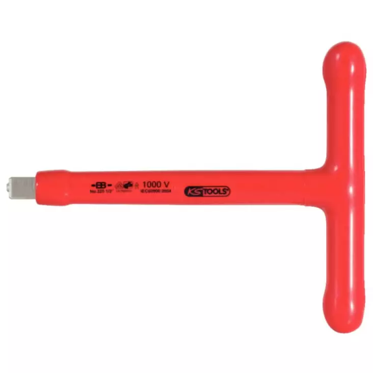 1/2´´ t-kahvallinen holkkiavain suojaeristyksellä 200mm, ks tools - Hylsyt ja voimahylsyt - 503-117-1205KST - 1
