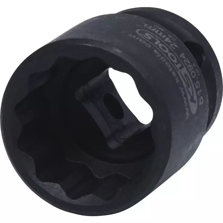 1/2" tuuman 12-kulmainen voimahylsy, lyhyt 24mm, ks tools - Hylsyt ja voimahylsyt - 503-515-0924KST - 1