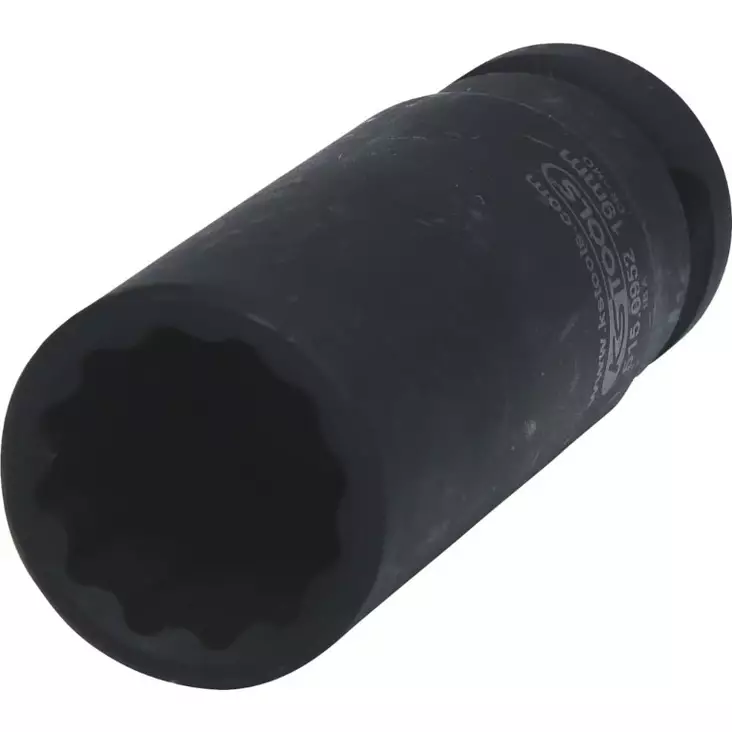 1/2" tuuman 12-kulmainen voimahylsy, pitkä 19 mm, ks tools - Hylsyt ja voimahylsyt - 503-515-0952KST - 1