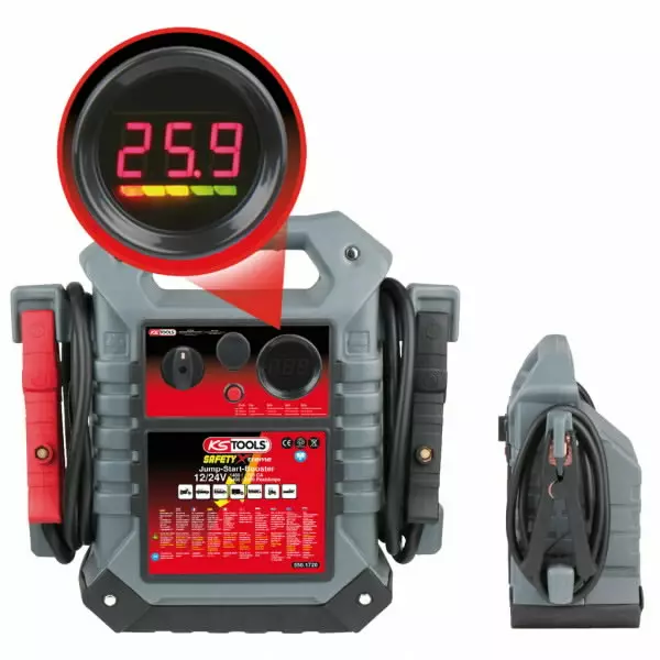 12 v + 24 v battery booster-mobile starting aid 1400 a, ks tools - Apukäynnistimet ja starttiboosterit - 503-550-1720KST - 1