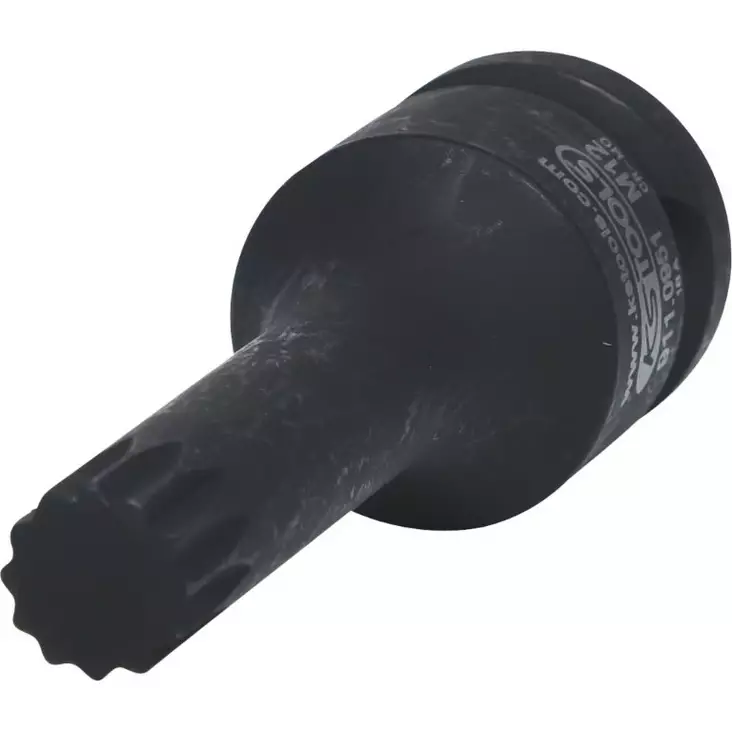 1/2´´ voimakärkihylsy, monihammastus, pitkä, m12, ks tools - Hylsyt ja voimahylsyt - 503-911-0951KST - 1