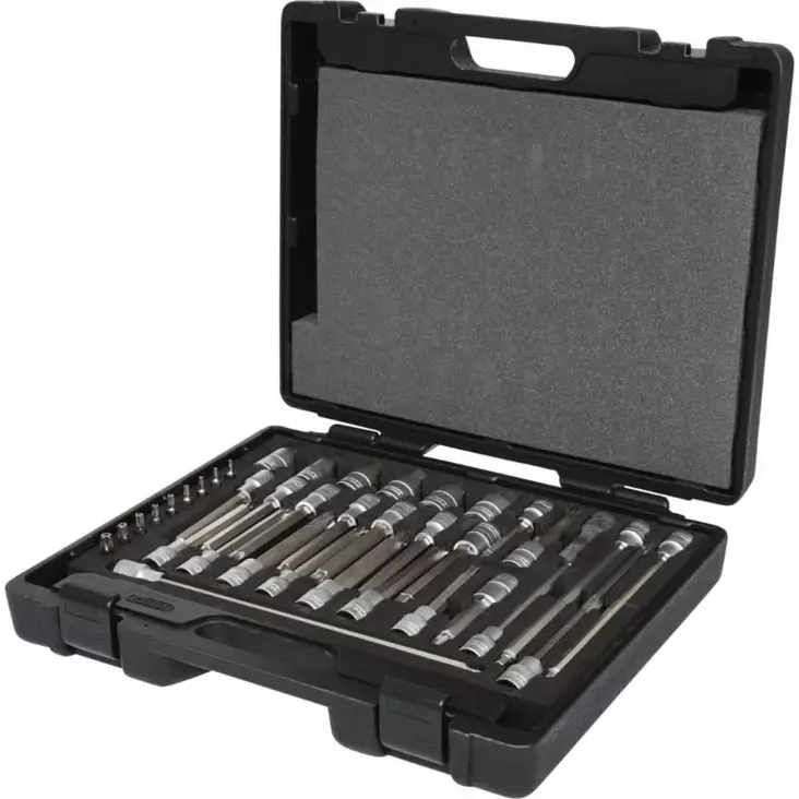 1/4´´+1/2´´ auton kärkihylsysarja, 38-os, ks tools - Hylsysarjat - 503-911-4500KST - 1