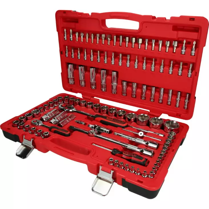 1/4"+1/2" chromeplus-hylsyavainsarja 110pcs, ks tools - Hylsysarjat - 503-958-0711KST - 1