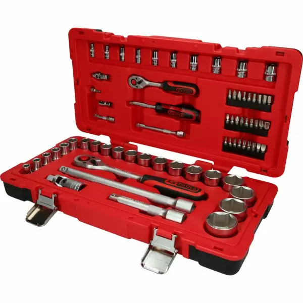 1/4"+1/2" hylsyavainsarja 68pcs, ks tools - Hylsysarjat - 503-951-0668KST - 1