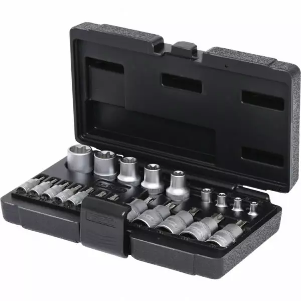1/4´´+1/2´´ torx-hylsyavainsarja, 21-os, ks tools - Hylsysarjat - 503-911-4307KST - 1
