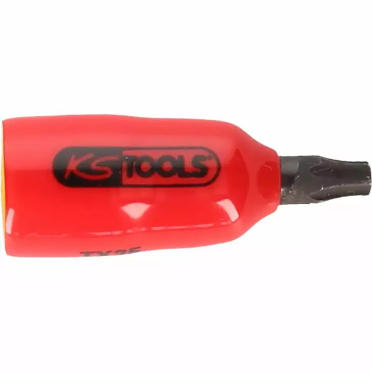 1/4" bit socket with protective insulation for torx screws,, ks tools - Hylsyt ja voimahylsyt - 503-117-2477KST - 1