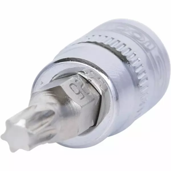 1/4" chrome+-kärkihylsy, torx t25, ks tools - Hylsyt ja voimahylsyt - 503-918-1482KST - 1