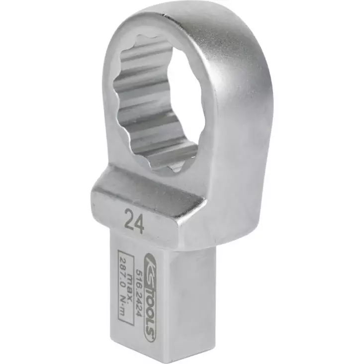 14x18 mm sisään työnnettävä lenkkiavain 24mm, ks tools - Lenkki- ja kiintolenkkiavaimet - 503-516-2424KST - 1
