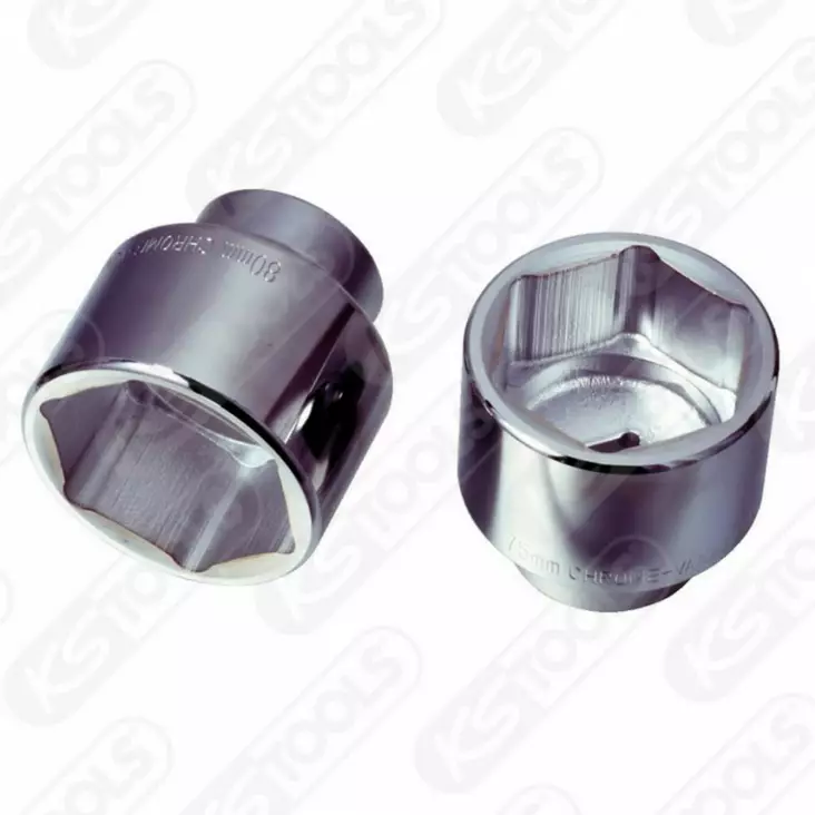 1" tuuman kuusikulmainen hylsy, lyhyt 50mm, ks tools - Hylsyt ja voimahylsyt - 503-911-1050KST - 1