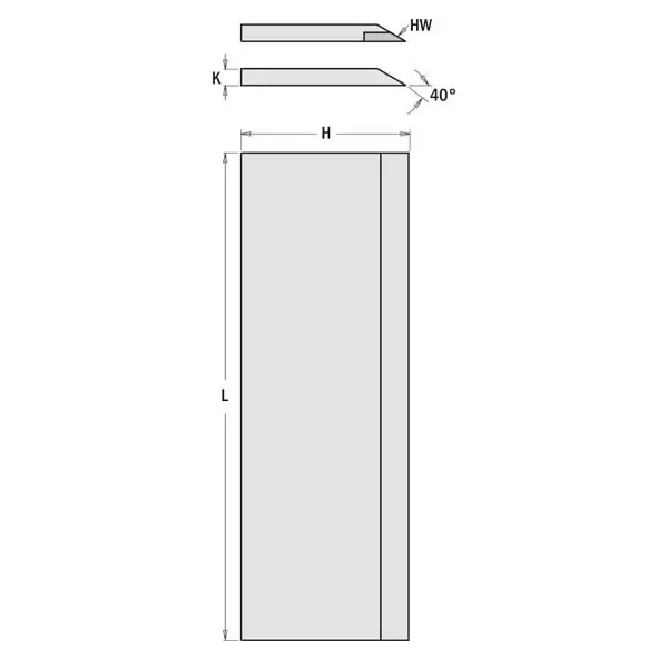 2-knife set hss 410x30x3mm, cmt - Höylänterät - 503-792-410-30CMT - 1