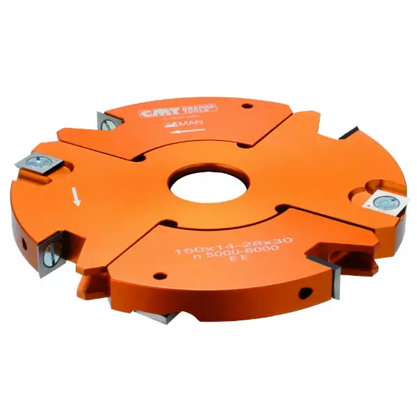 2 piece adjustable grooving cutter head set hw d 150x14-28x3, cmt - Kutterinterät - 503-694-021-30CMT - 1