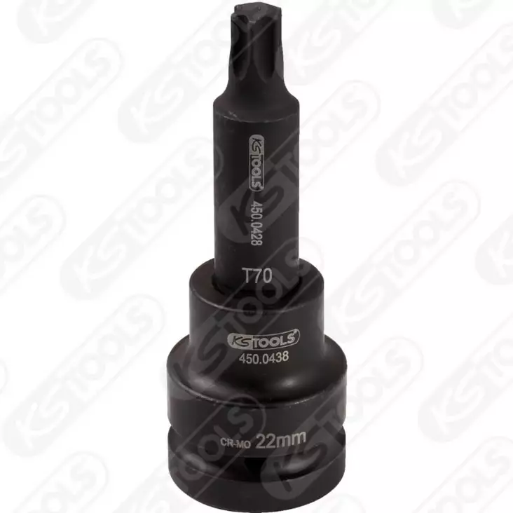 3/4´´ voimakärkihylsy torx, pitkä, t90, ks tools - Hylsyt ja voimahylsyt - 503-450-0444KST - 1