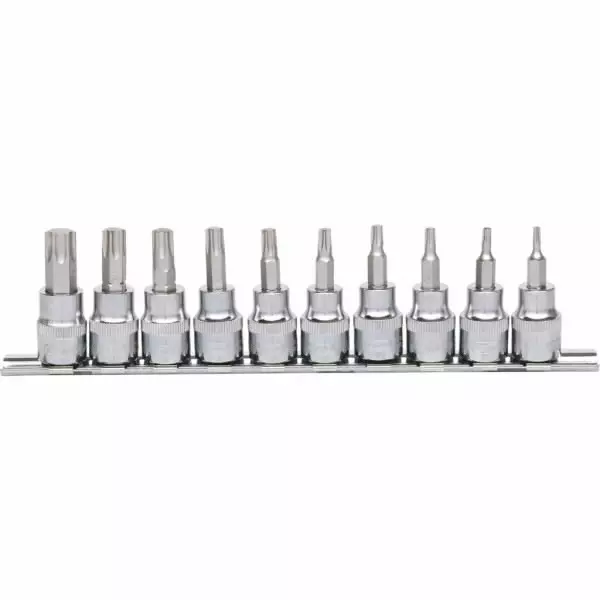 3/8´´ chromeplus-kärkihylsysarja torx, 10-os t10-t55, ks tools - Hylsysarjat - 503-918-3939KST - 1