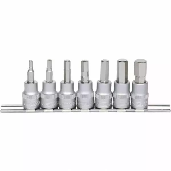 3/8´´ kuusiokoloterähylsysarja, 7-os, ks tools - Hylsysarjat - 503-911-3945KST - 1