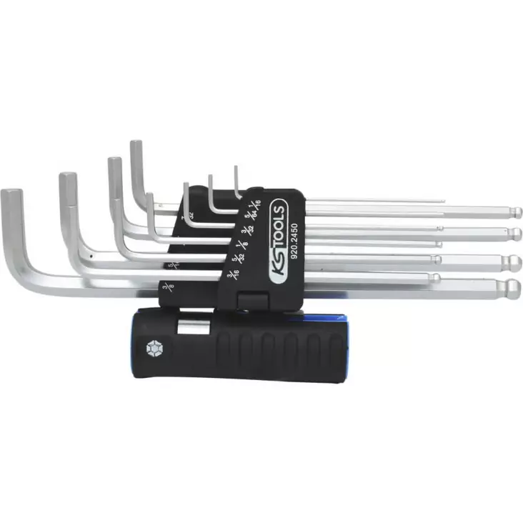 3 in 1 -kuusiokolokulmatappiavainsarja, ks tools - Kuusiokoloavaimet - 503-920-2450KST - 1