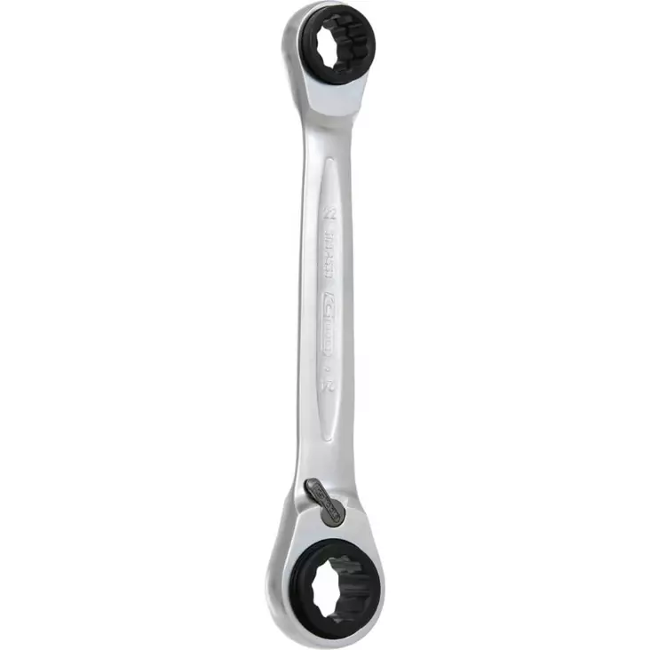 4 in 1 vaihdettava kaksoisräikkärengasavain, 21x22x24x27mm, ks tools - Lenkki- ja kiintolenkkiavaimet - 503-503-4553KST - 1