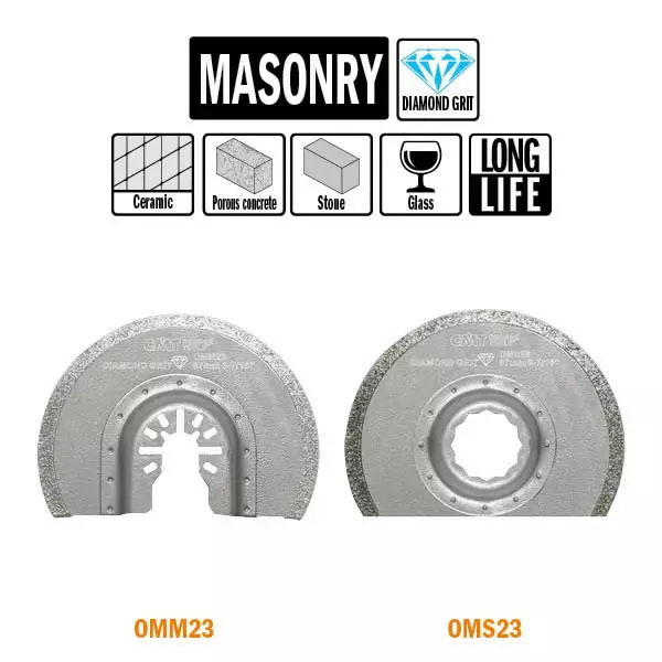 87mm diamond coated extra-long life radial saw blade, cmt - Terät ja tarvikkeet monitoimityökalulle - 503-OMM23-X1CMT - 1