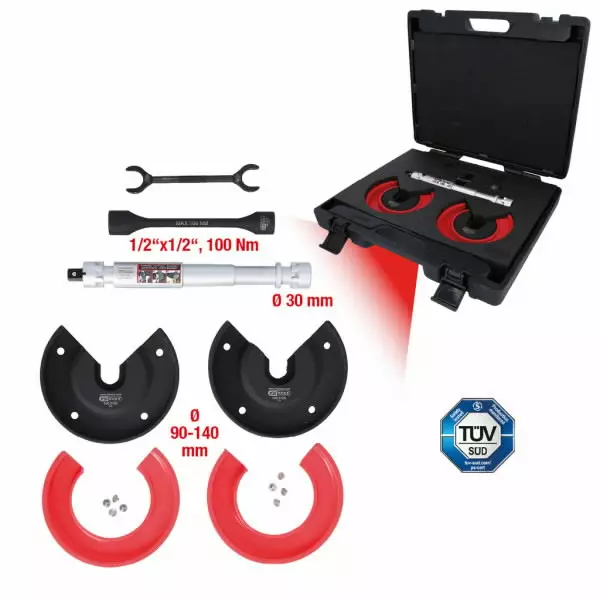 Audi and seat telescopic centre tensioner set for internal, ks tools - Moottorityökalut - 503-500-8765KST - 1