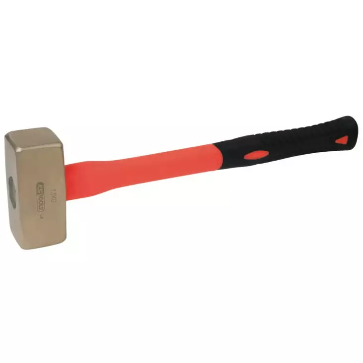 Bronzeplus club hammer 4000 g, with fibreglass handle, ks tools - Vasarat - 503-963-2067KST - 1