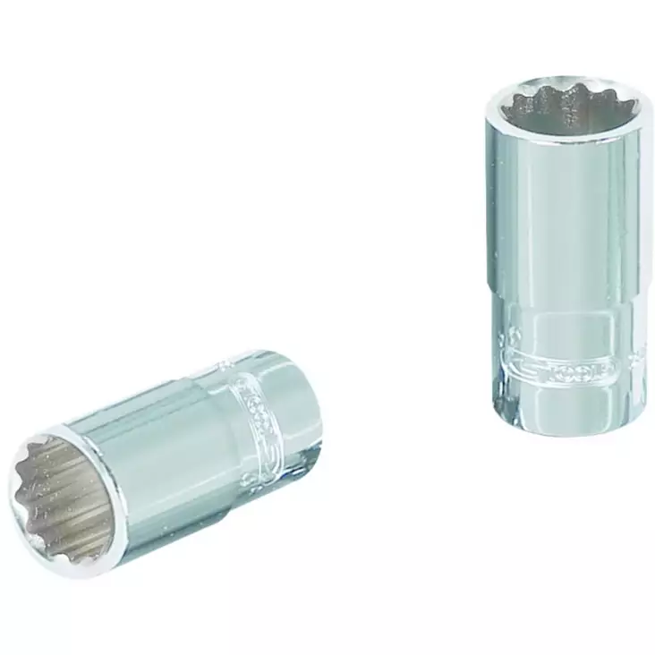 Chromeplus-hylsy, 1/4´´, 12-kulm., 1/4´´, ks tools - Hylsyt ja voimahylsyt - 503-918-1551KST - 1
