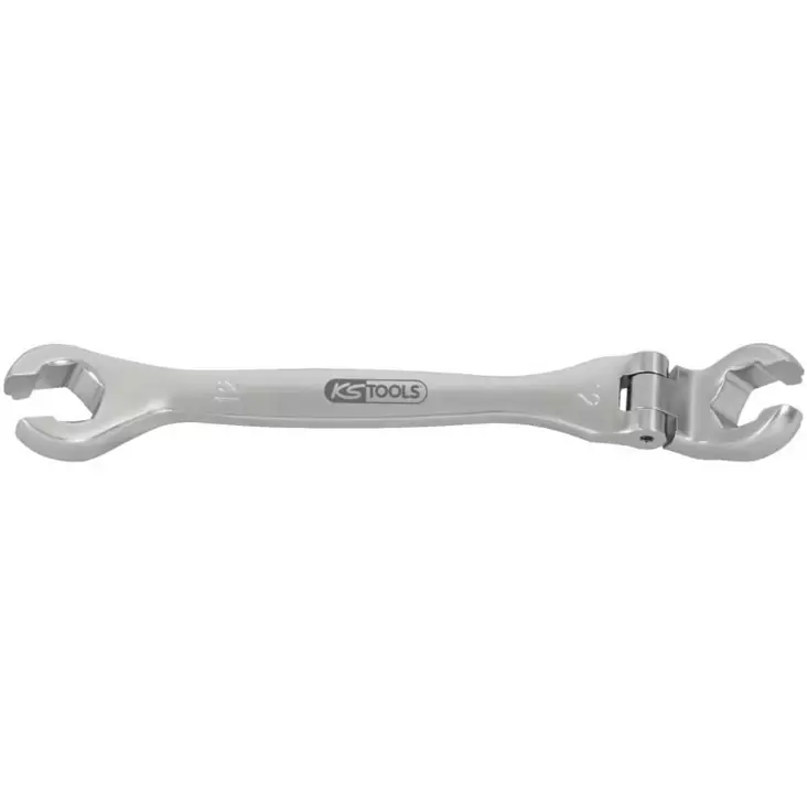 Chromeplus open double ring spanner, with flexible joint, 9m, ks tools - Lenkki- ja kiintolenkkiavaimet - 503-518-0379KST - 1