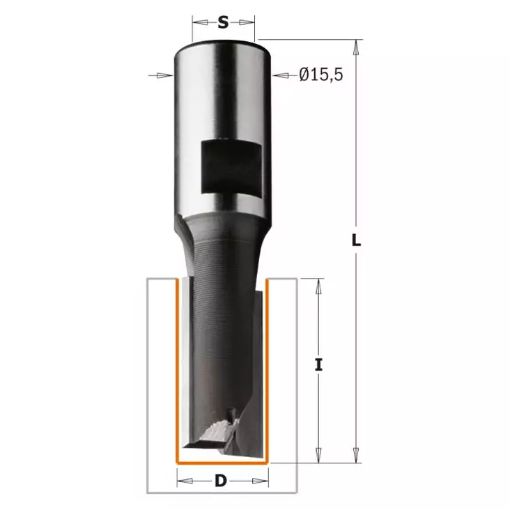 Cutter d=14x35x67 s=m10x1,5 z2+1 rh, cmt - Yläjyrsimen terät - 503-182-140-11CMT - 1
