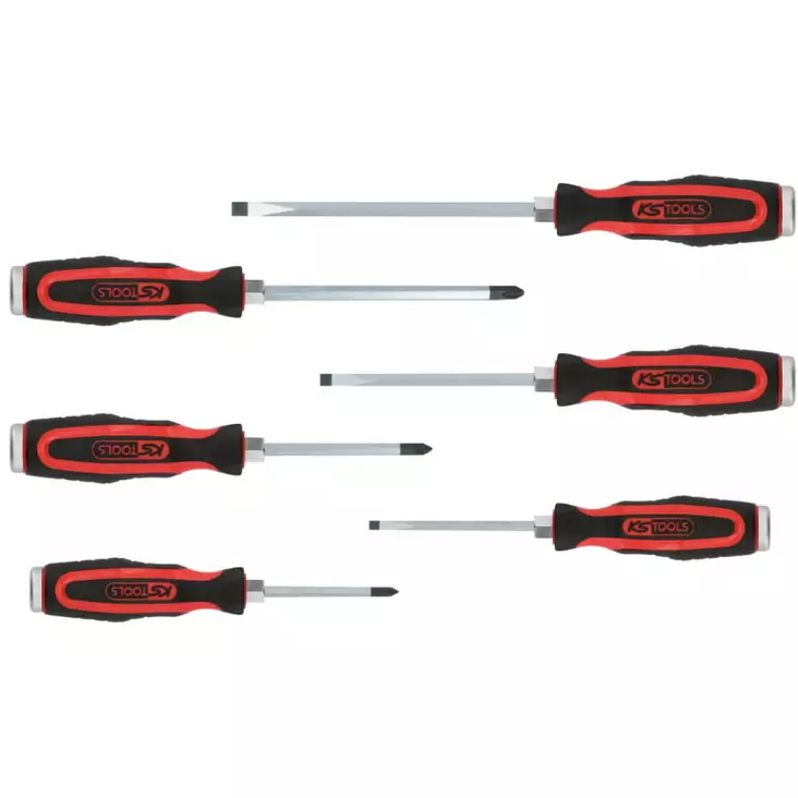 Ergotorquemax tulpan ruuvinväänninsarja, 6-os uurre, ph, ks tools - Ruuvimeisselit - 503-151-1160KST - 1