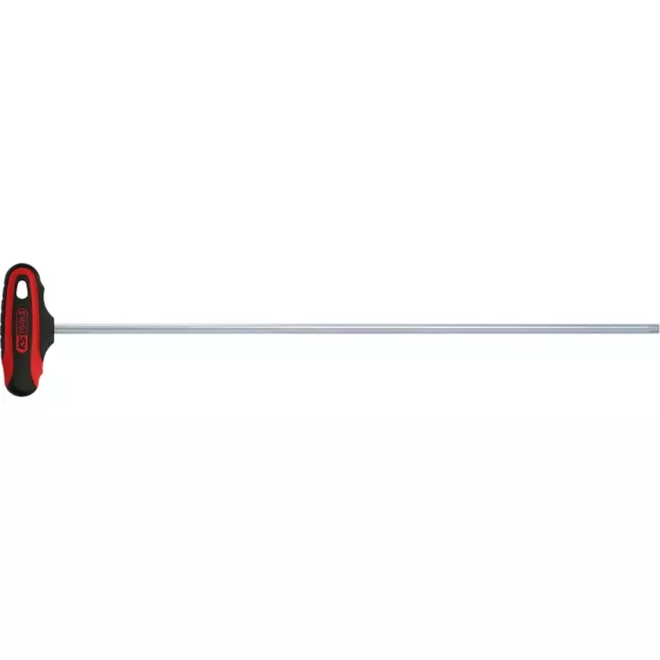 Ergotorqueplus® t-kahva ribe-profiili, erikoispitkä, 6 mm, ks tools - Torx-avaimet - 503-158-5123KST - 1
