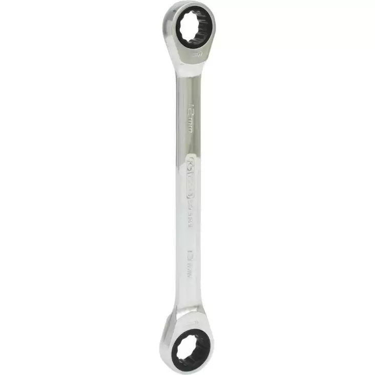 Gearplus-kaksoisräikkälenkkiavain, 12 x 13 mm, ks tools - Lenkki- ja kiintolenkkiavaimet - 503-503-4504KST - 1