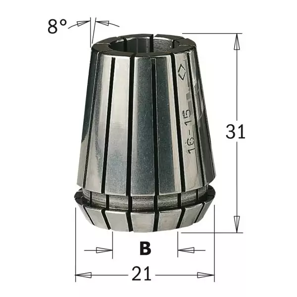 Holkki er20 9mm, cmt - Höylänterät - 503-184-090-20CMT - 1