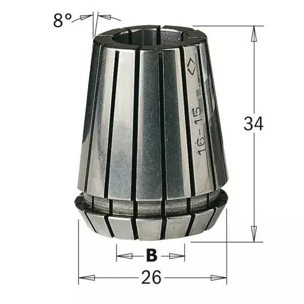 Holkki er25 14mm, cmt - Yläjyrsimen terät - 503-184-140-25CMT - 1