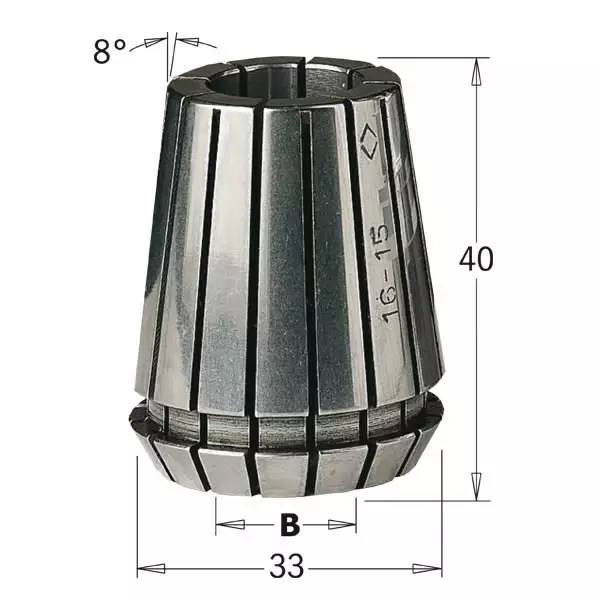 Holkki er3 12,7mm (1/2''), cmt - Yläjyrsimen terät - 503-184-127-00CMT - 1