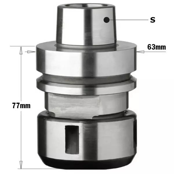 Hsk-63f h78 chuck with clamping nut din-6388 rh-lh, cmt - Tarvikevaraosat-503 - 503-183-320-01CMT - 1