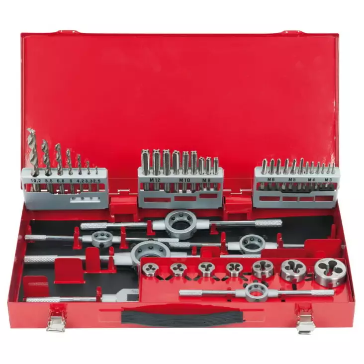 Hss co -kierteitystyökalusarja, 44-os, ks tools - Kierteenkorjaussarjat ja irtokierteet - 503-331-0744KST - 1