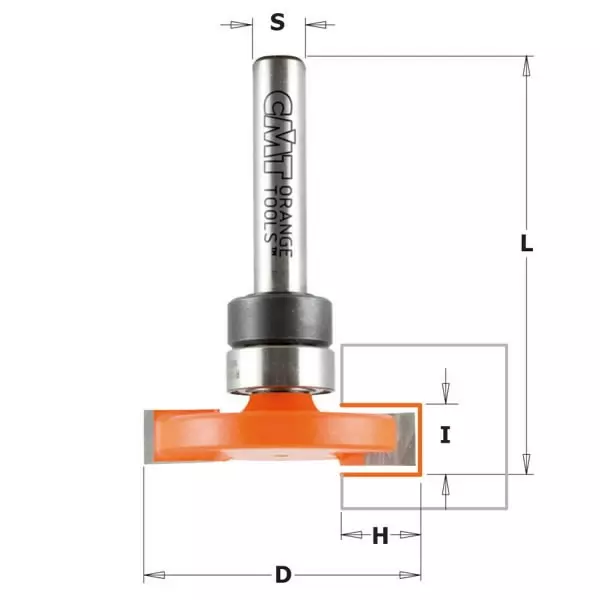 Hw-slot cutter z2 s=6.35 d=31.75x6.35 rh, cmt - Yläjyrsimen terät - 503-822-023-11BCMT - 1