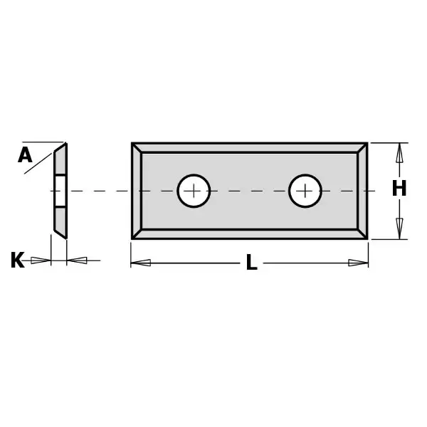 Hwm-knife 29.5x12x1.5, cmt - Höylänterät - 503-790-295-12CMT - 1