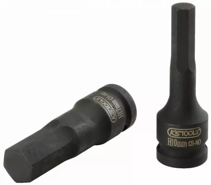 Iskukuusiokolohylsy 1/2´´ 8 mm pitkä, ks tools - Hylsyt ja voimahylsyt - 503-911-0927-EKST - 1