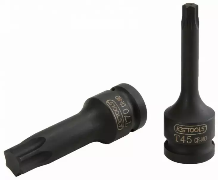 Iskukuusiokolohylsy 1/2´´ tx45 pitkä, ks tools - Hylsyt ja voimahylsyt - 503-911-0917-EKST - 1