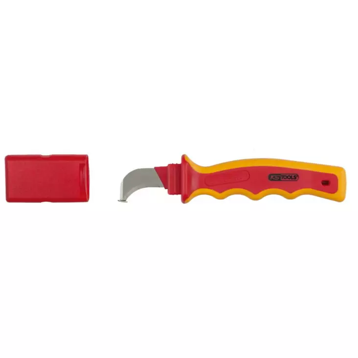 Kaapelinkuorimaveitsi vde ja koukkuterällä, 200mm, ks tools - Kaapimet - 503-117-1331KST - 1