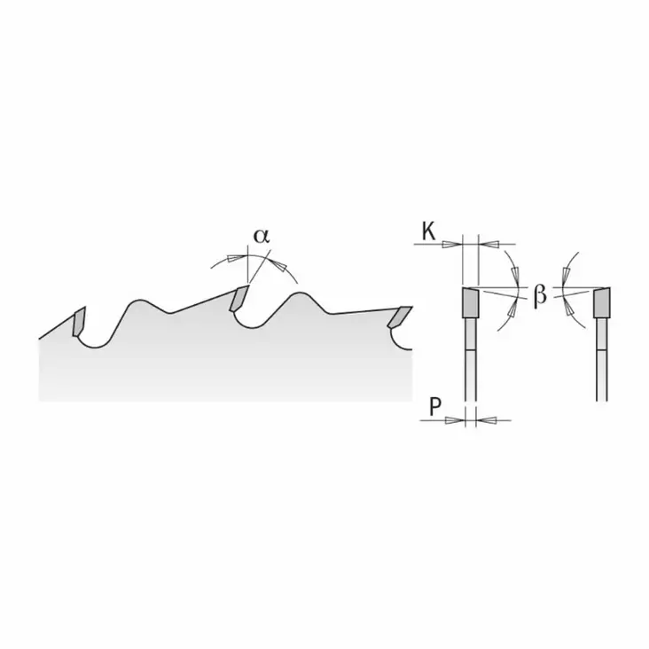 Katkaisuterä hm 315x3,2/30mm z24 a15° ß5°atb, cmt - Pyörösahanterät - 503-286-024-13MCMT - 1