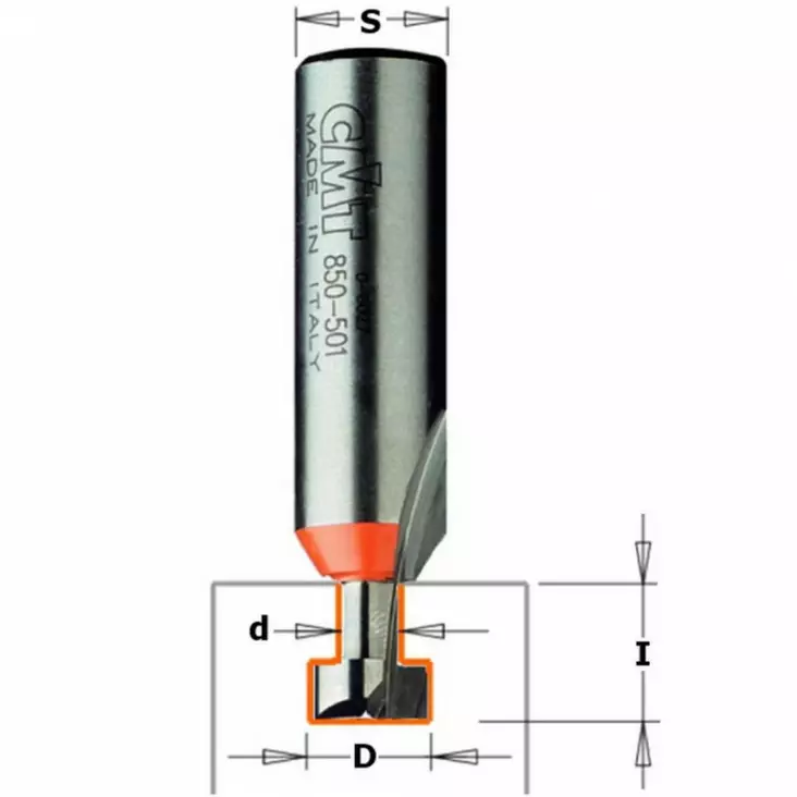 Keyhole bit hw d=9,5, cmt - Yläjyrsimen terät - 503-950-001-11CMT - 1