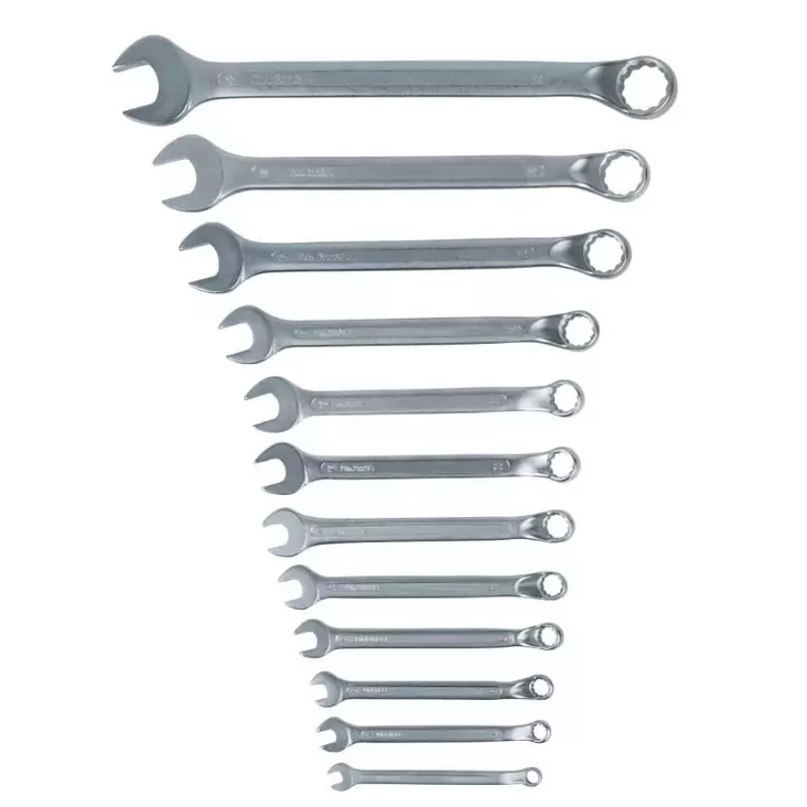Kiintolenkkiavainsarja, 12-os, taitettu, 6–22 mm, ks tools - Lenkki- ja kiintolenkkiavaimet - 503-517-0095KST - 1